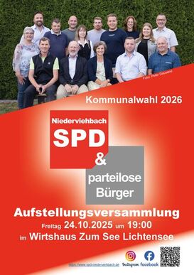 Flyer Aufstellungsversammlung Kommunalwahl 2026